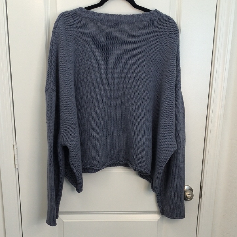 NYC Women's Blue Sweater - Picture 3 of 8